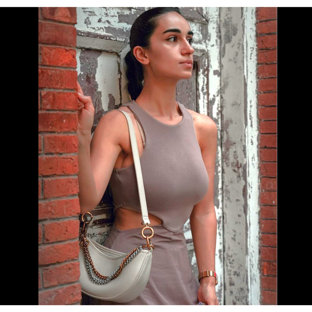 ZARA Taupe Cut Out Midi Dress Quiet Luxury Resort Vacation NWT - Picture 9 of 16